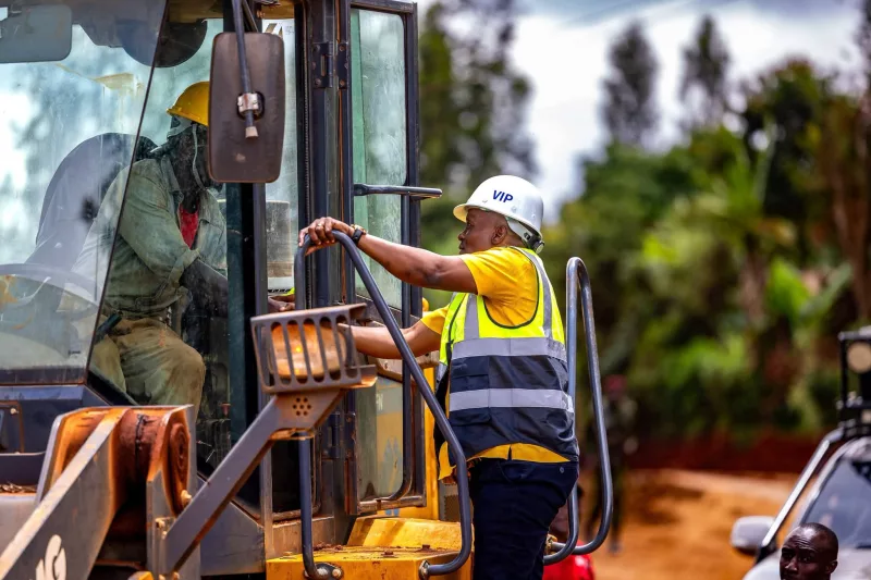 Kindiki inspects Gatiki-Gathugu-Mung’etho Road in Nyeri