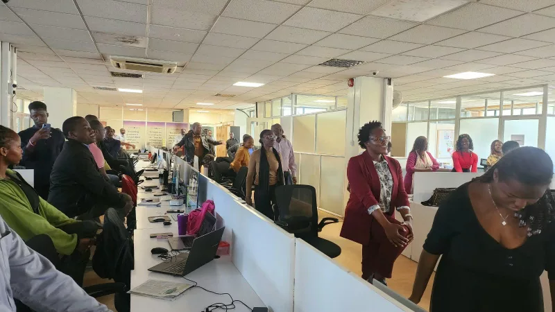 Doctor urges Radio Africa staff to put wellness first