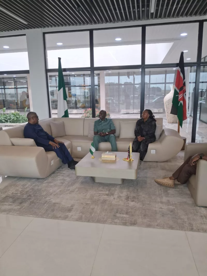 Ruto lands in Lagos for Dangote refinery tour
