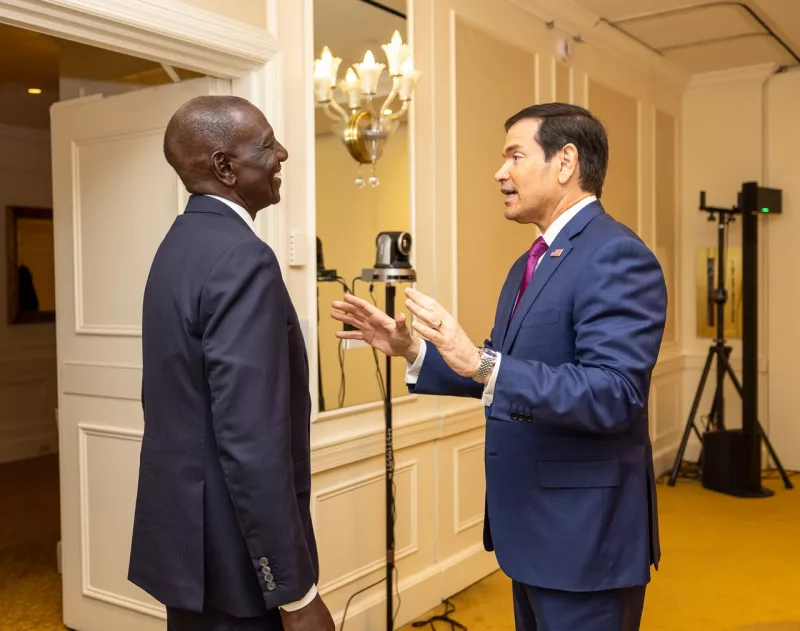 [PHOTOS] Ruto holds talks with US Secretary of State Rubio