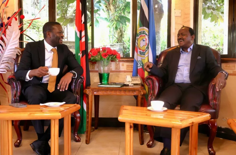 [PHOTOS] Kalonzo hosts Sifuna, calls for united opposition