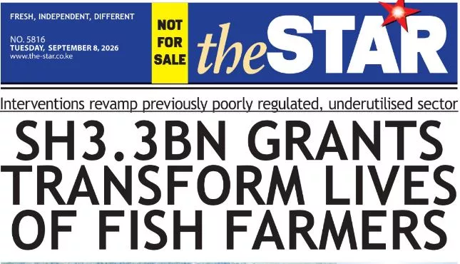 News Brief: Sh3.3bn grants transform lives of fish farmers