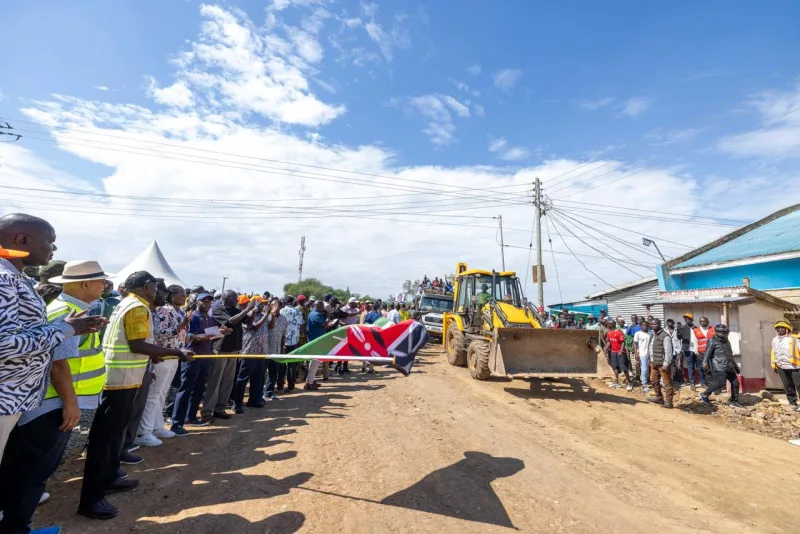 Ruto launches Kisumu road upgrades after 22-year wait