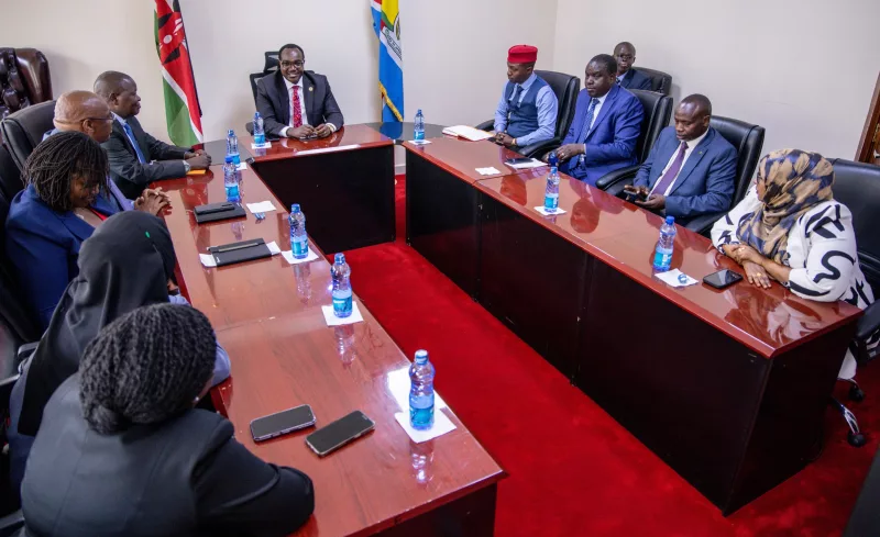 Education Cabinet Secretary Julius Ogamba holds a consultative meeting with the National Executive Board of Kuppet at Jogoo House, Septermber 3, 2026. /MoE