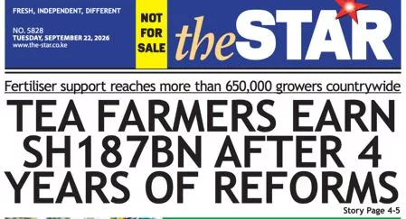 Brief: Tea farmers earn Sh187bn after reforms
