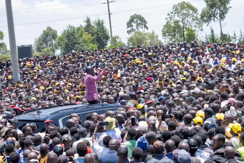 PHOTOS: Ruto begins South Rift tour in Bomet