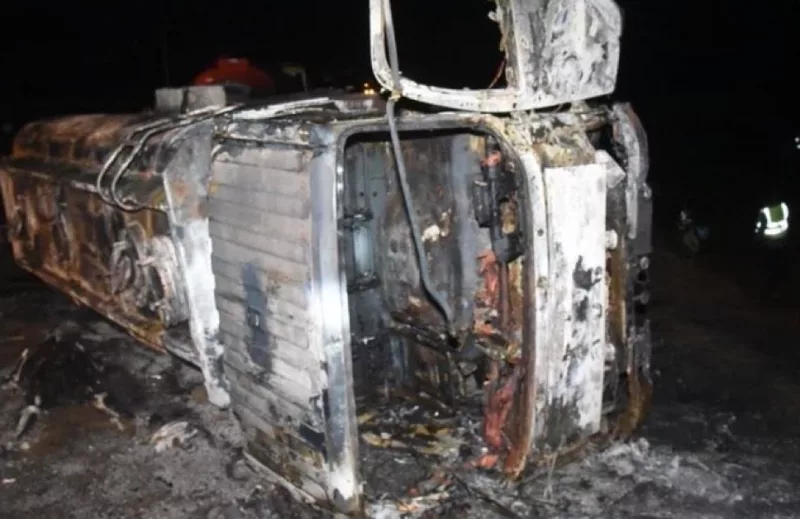Two Dead, Ten Hospitalised After Fuel Tanker Explosion Along Eldoret-Webuye Highway