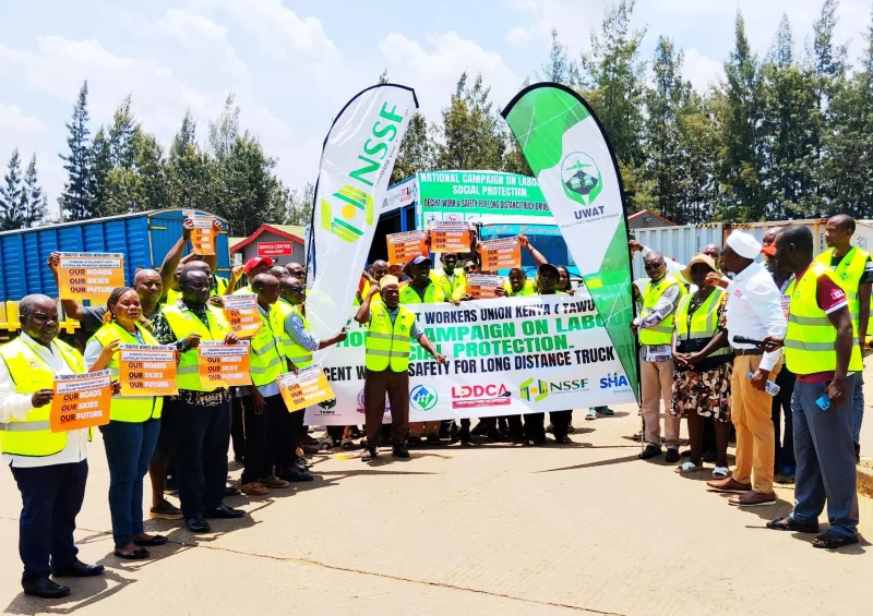 East African truck drivers demand minimum wage