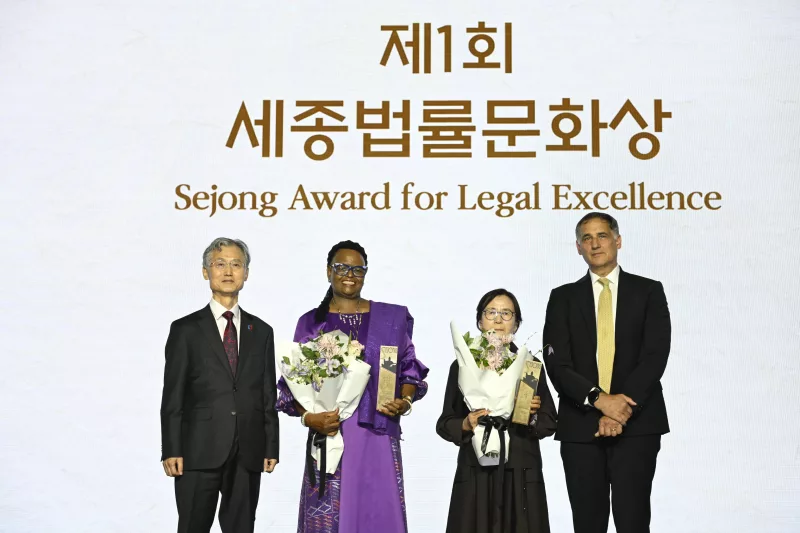 Koome wins inaugural Sejong award for justice work