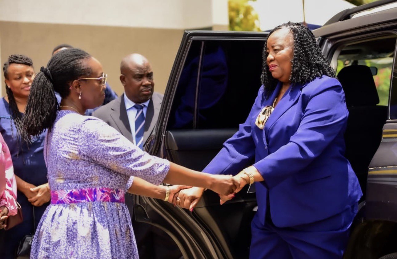 Mama Ida, family visit Karua after father's death