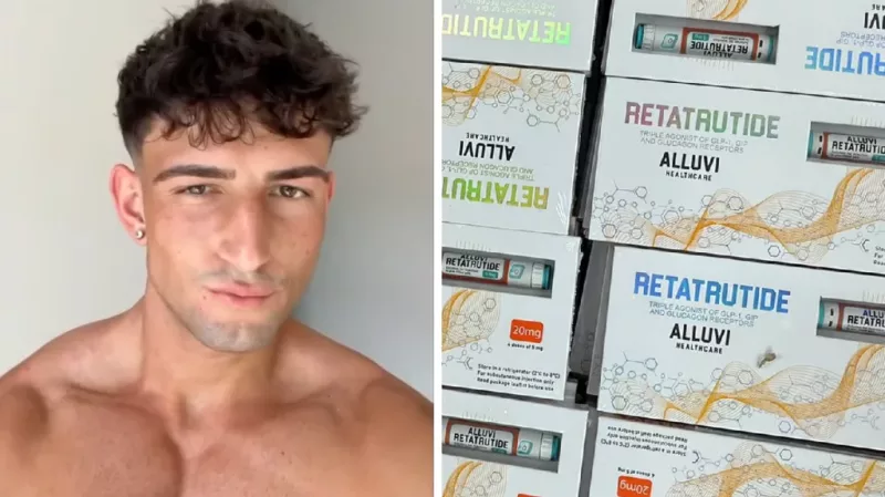 Tom accidentally took eight times the recommended dose of a fake version of retatrutide and says he nearly ended up in hospital/Tom Davies/MHRA via BBC