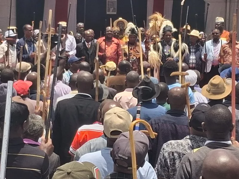 Kindiki calls for Mt Kenya unity as Ruku returns symbolic ‘axe’