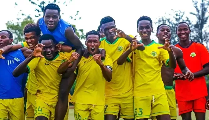 Kariobangi Sharks players during a past league match/HANDOUT