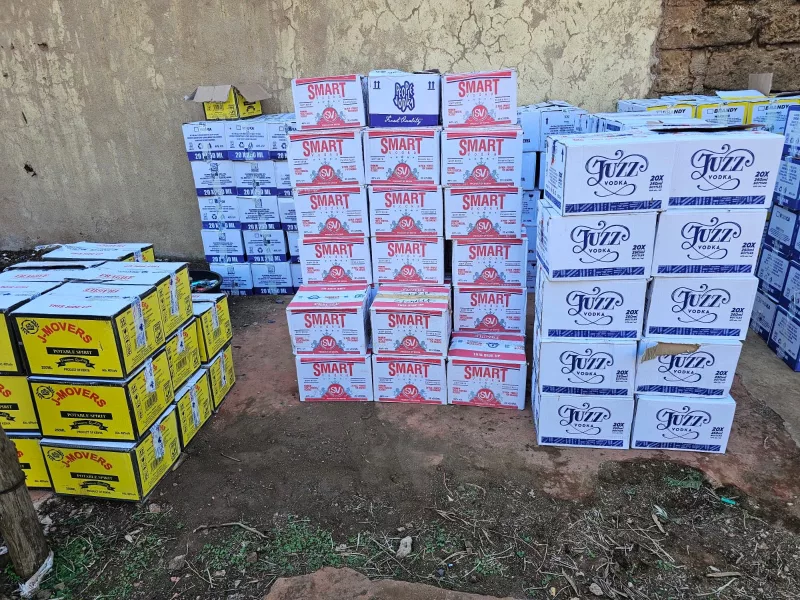 Three Arrested as NACADA Seizes Fake Alcohol, Uncustomed Cigarettes in Meru