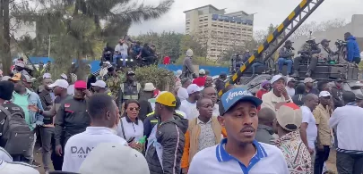 Supporters fill Nairobi CBD ahead of Sifuna rally