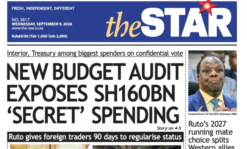 Report lays bare Sh160bn ‘secret’ spending