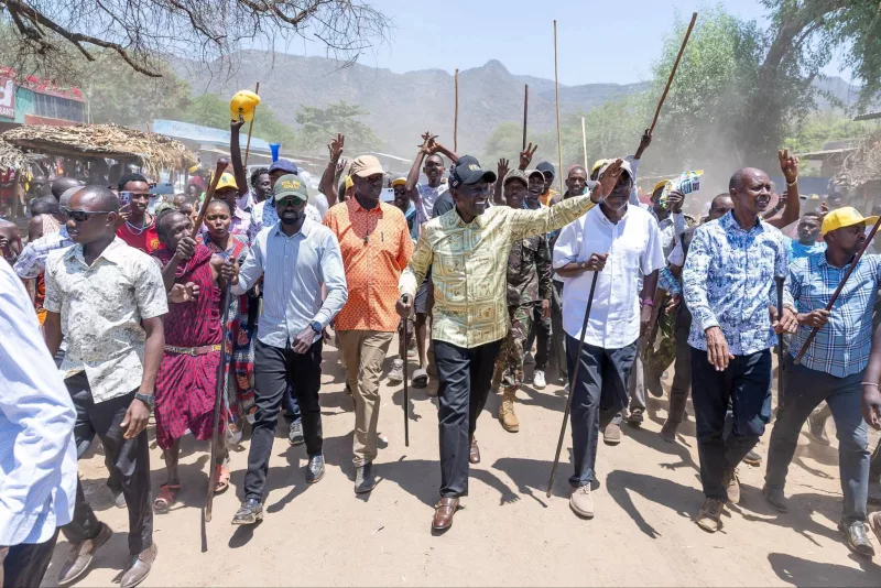 President William Ruto in Magadi, Kajiado on September 6,2026/PCS