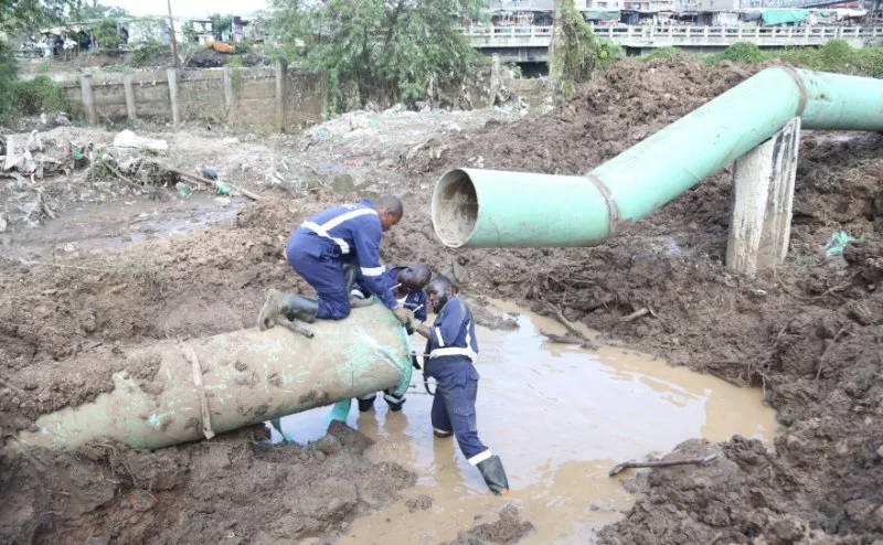 Sasumua repair works to leave most city taps dry