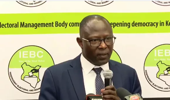 Independent Electoral and Boundaries Commission (IEBC) chairperson Erastus Ethekon