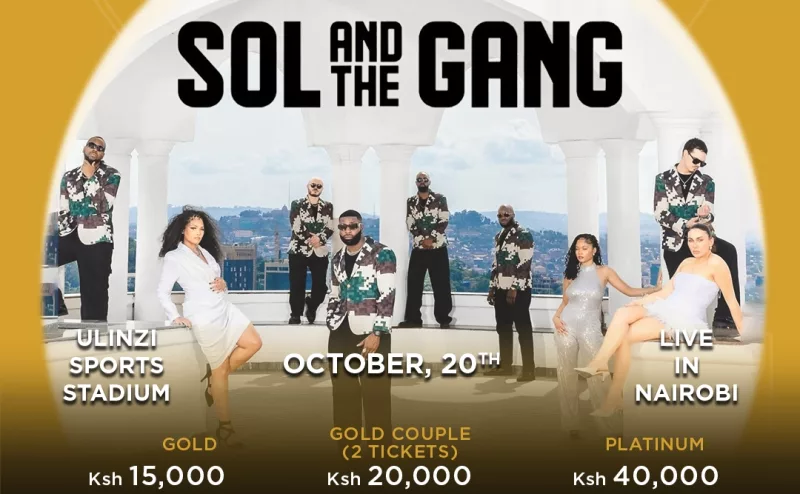 Sol & The Gang to Perform Alongside Ne-Yo in Nairobi Concert