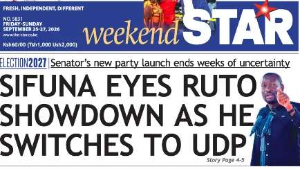 Sifuna eyes Ruto showdown as he switches to UDP