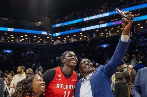 [PHOTOS] Ruto, Rachel meet WNBA star Madina Okot
