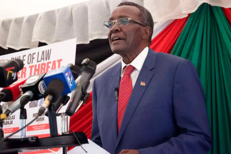 Former CJ and presidential aspirant David Maraga releases long-awaited report of the task force on police reforms on August  31, 2026