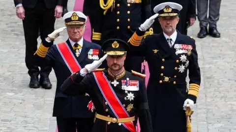 Europe's royalty pay respects to King Harald V in Norway