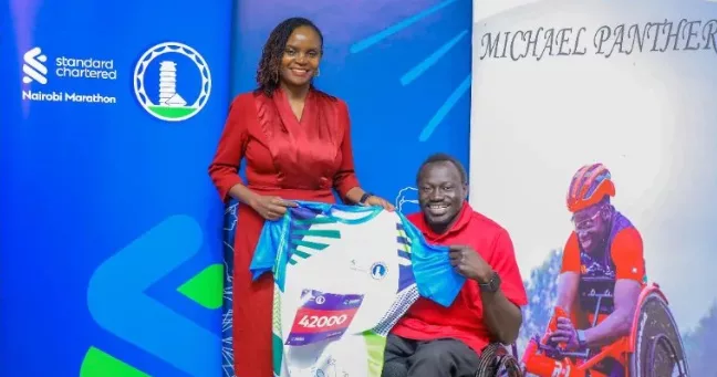 Panther takes on Nairobi Marathon to raise wheelchairs for children