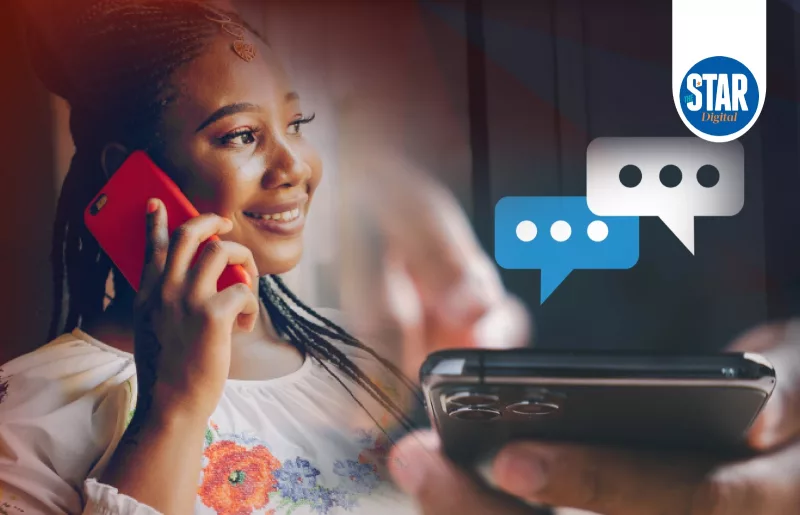 Market share in domestic mobile voice and SMS traffic