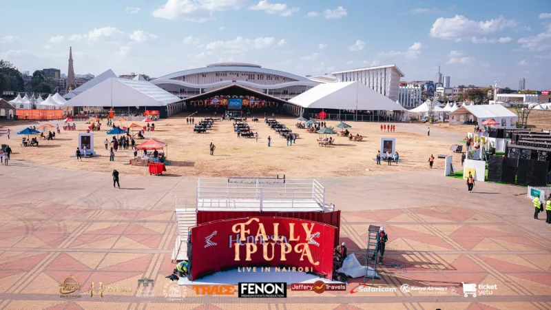 Glamour Meets Grandeur: Inside the Setup at Fally Ipupa Live in Nairobi
