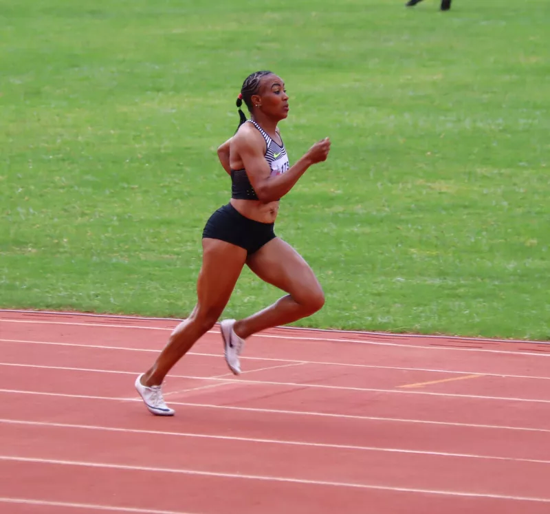 Grace Kidake during a previous race/ HANDOUT