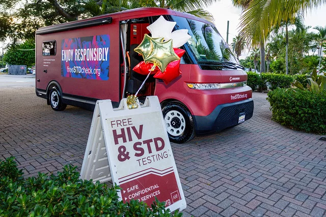 AHF debuts “Wellness on Wheels” - New EV mobile unit increasing access to free STI services
