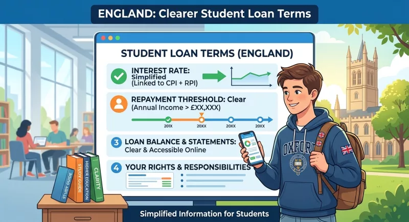 Student loan terms to be made clearer in England