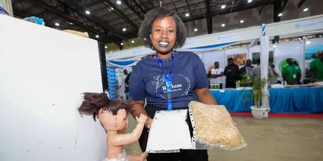 Young innovator turns sugarcane waste into plastic-free diapers