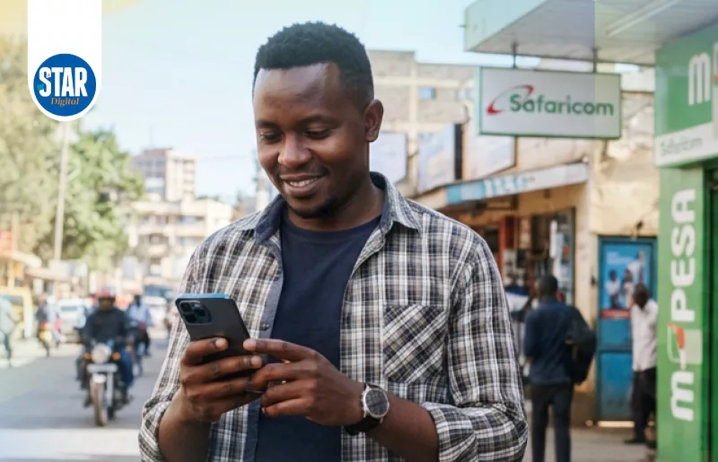Mobile money market share (%)