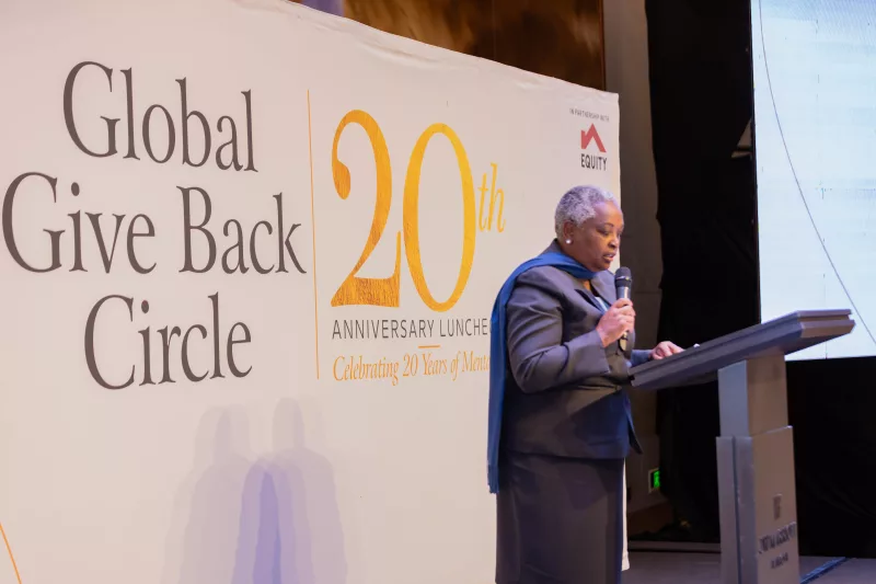 Global Give Back Circle marks 20 years of empowering girls