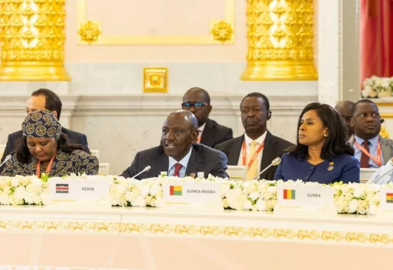 President William Ruto in Russia