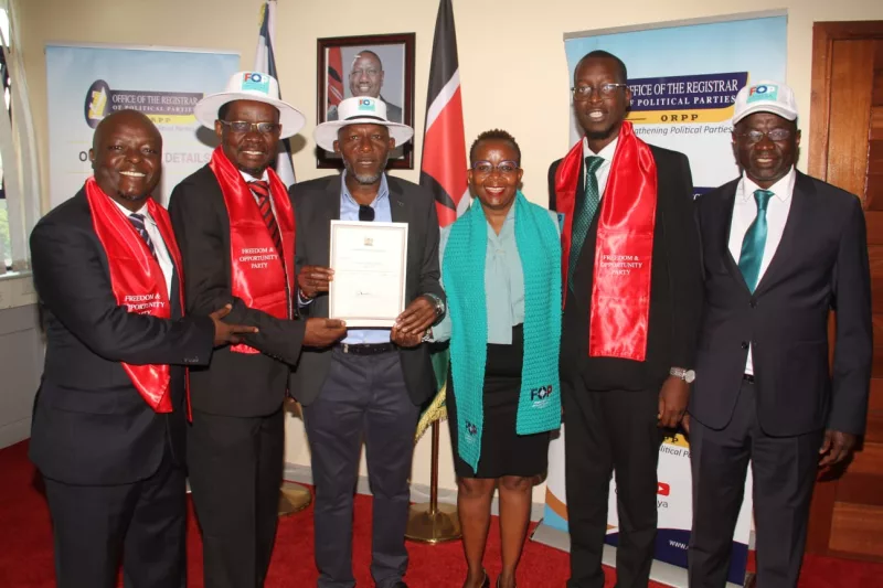 Former TNA Secretary-General Oloo unveils party