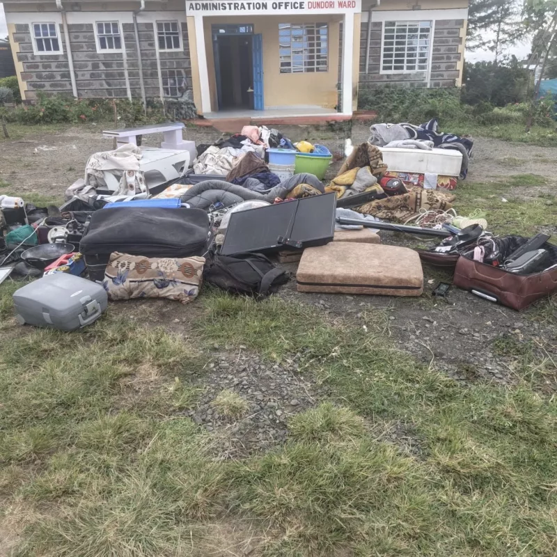 Nakuru burglary suspect found with TVs, ammunition