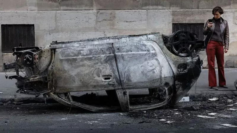The French prime minister has blamed far-left groups for planning some of the violence/AFP via BBC
