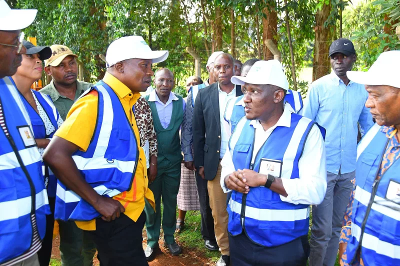 Deputy President Kithure Kindiki has launched the construction of the Karima Kabutu Irrigation Project in Othaya, Nyeri County