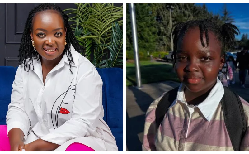 Jeridah Andayi and her daughter Neema//Facebook