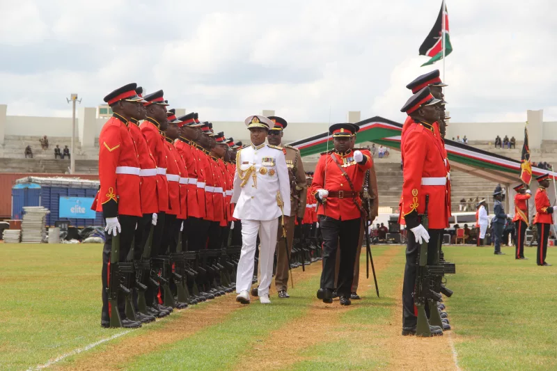 Defence Chief leads Mashujaa Day rehearsals in Eldoret