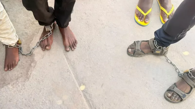 Officials uncovered "gross inhuman conditions" when they raided the centre
