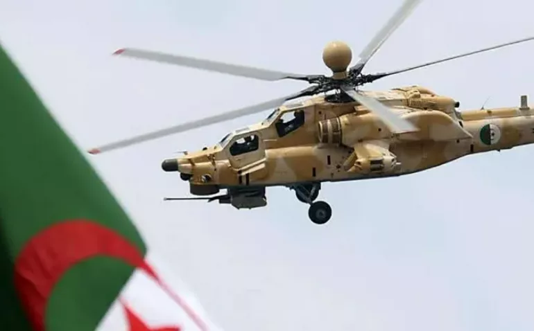 Algeria recently donated four military helicopters to Niger (file photo)/SCREENSHOT/BBC