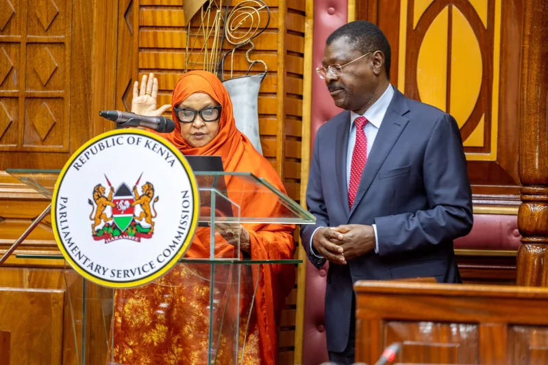 Fatuma Ibrahim Ali sworn in as PSC commissioner, vows to build consensus