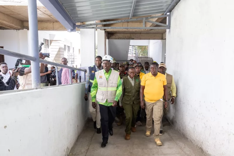 Ruto inspects Endebess Hospital Mother and Child Complex