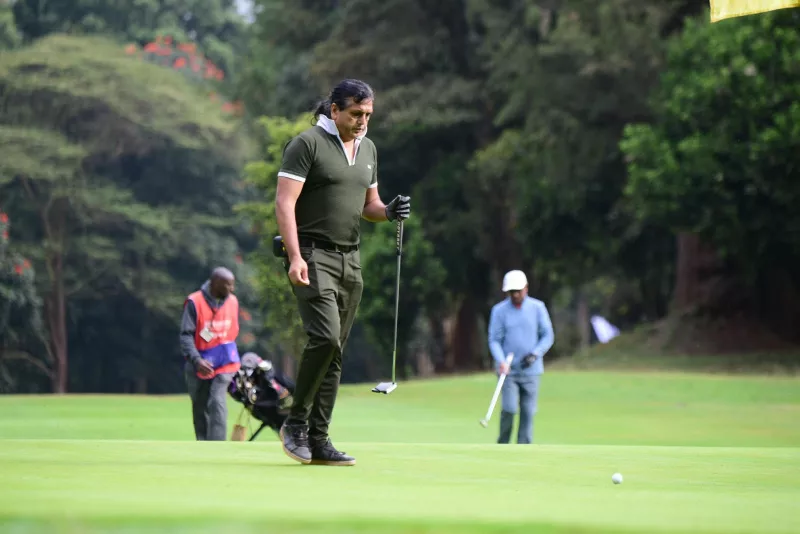 I&amp;N Classic Golf tournament overall winner Pranay Patel in action during the 2026 edition at Sigona Golf Club on Saturday.