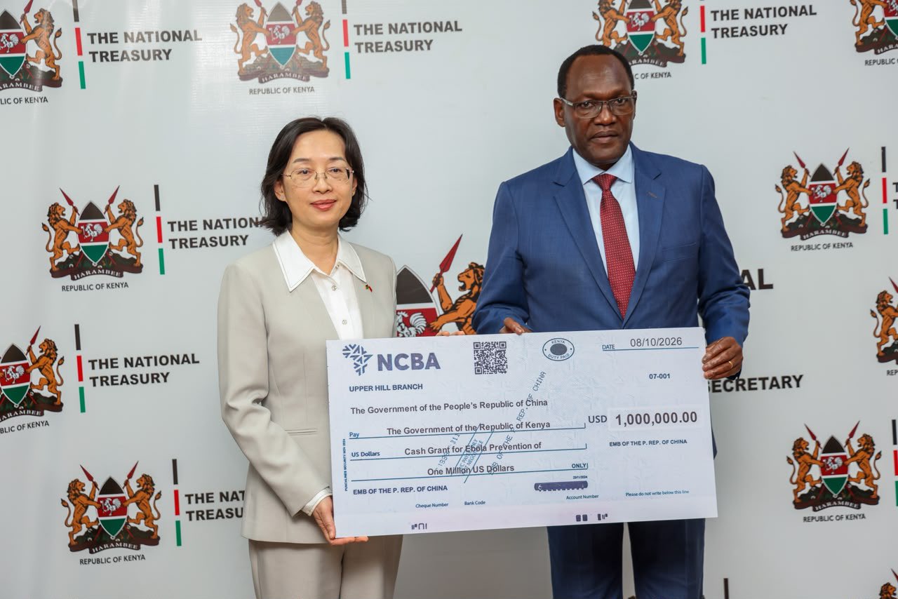China gives Kenya Sh260m for Ebola, drought response